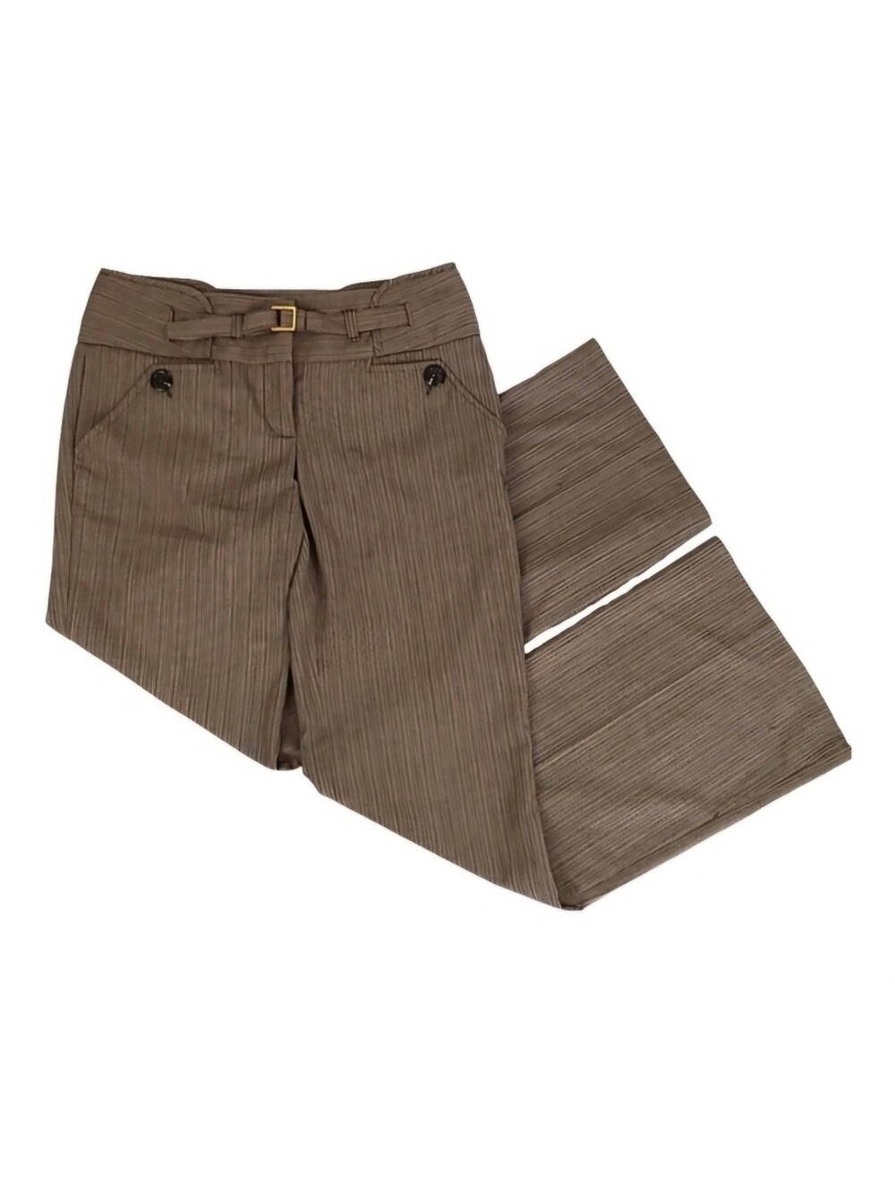 Vintage Brown Stripe Trousers Pants